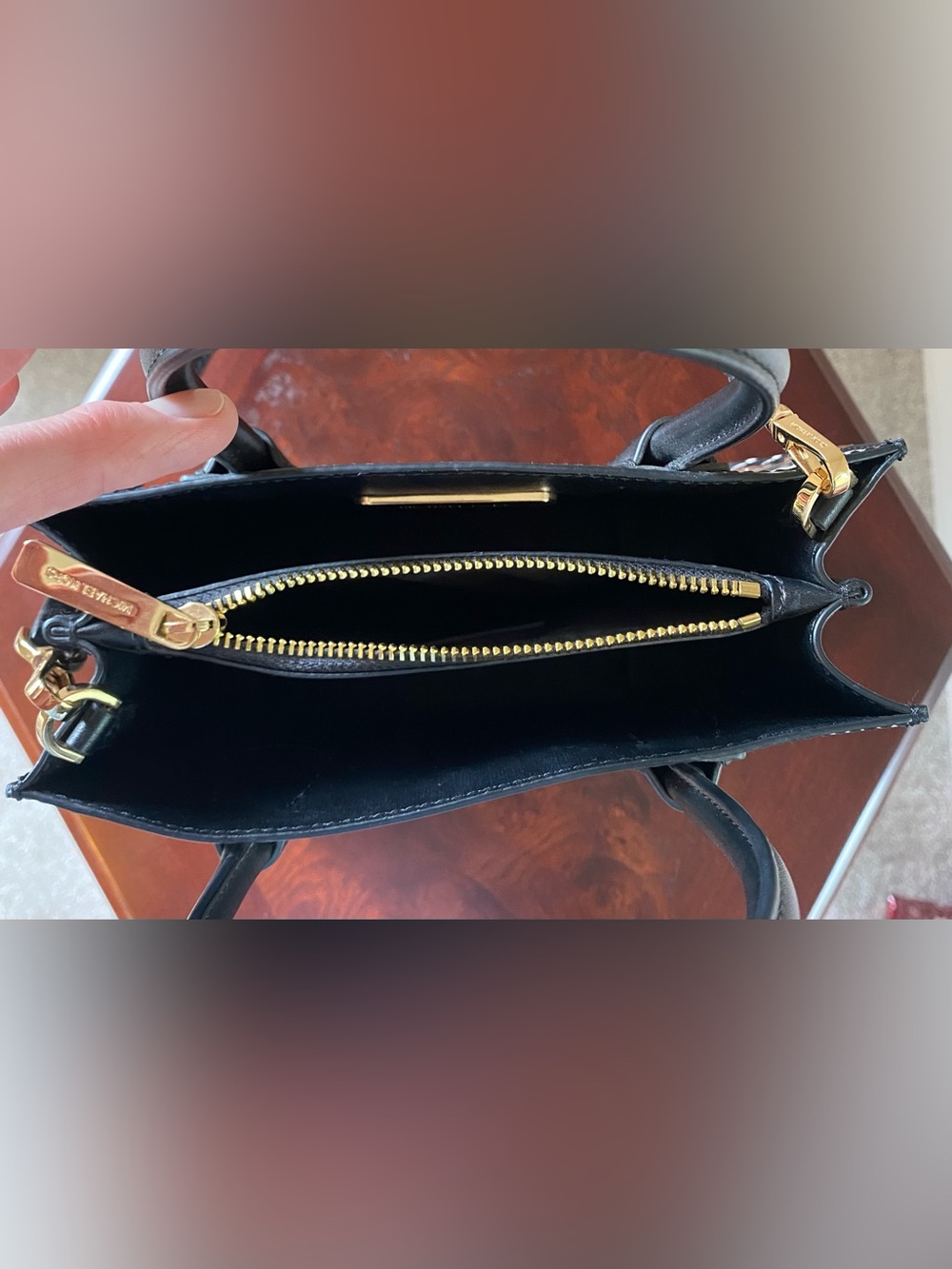 Michael Kors Mercer MK Logo Small Satchel with Crossbody Strap - Picture 10 of 12